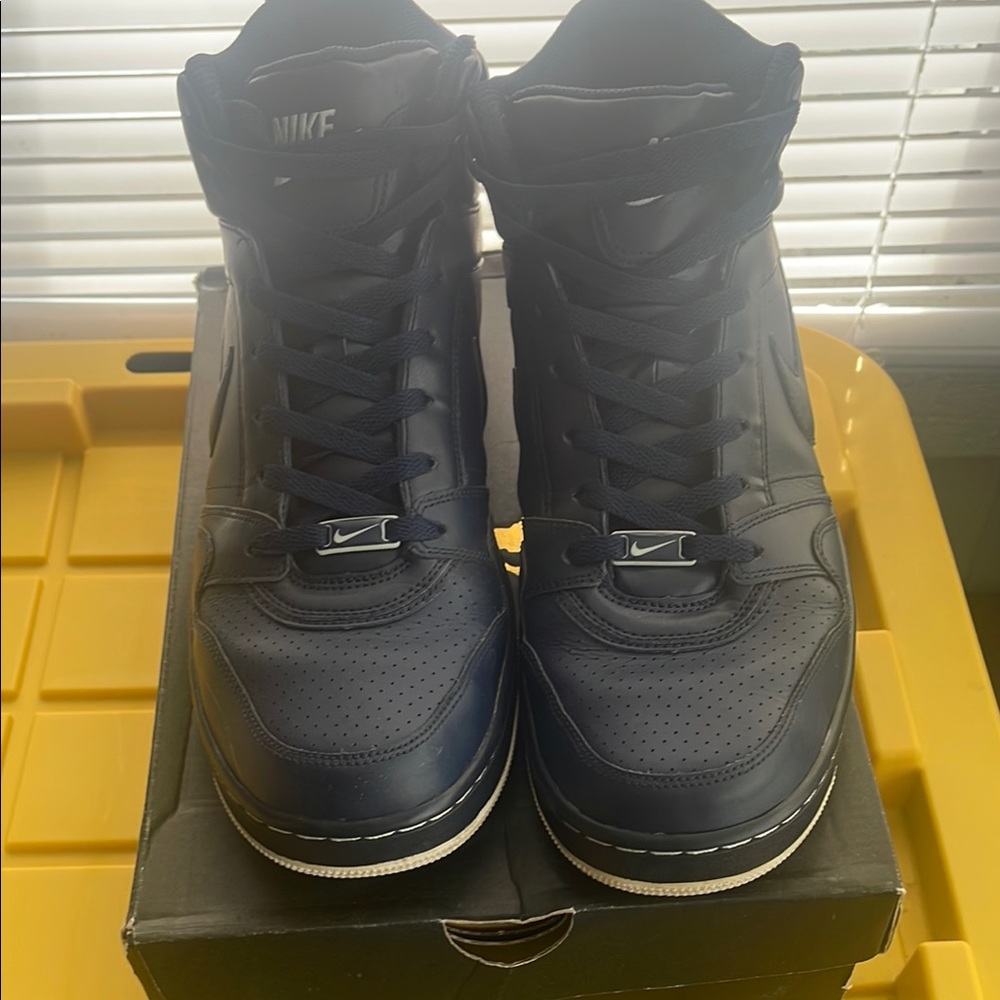 Nike Men's Blue High-Top Sneakers